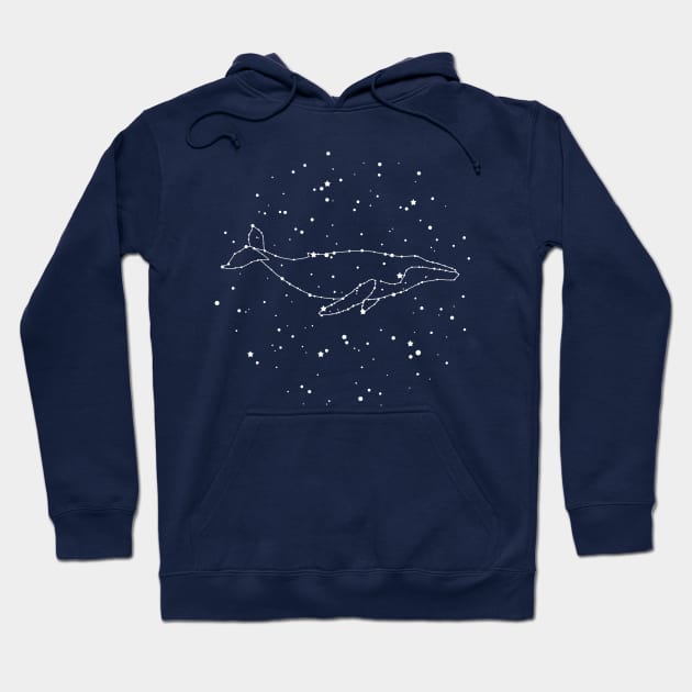 Whale Constellation Hoodie by Terry Fan